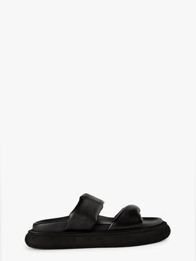 Tony Bianco June Slides in Black Leather (US 9)